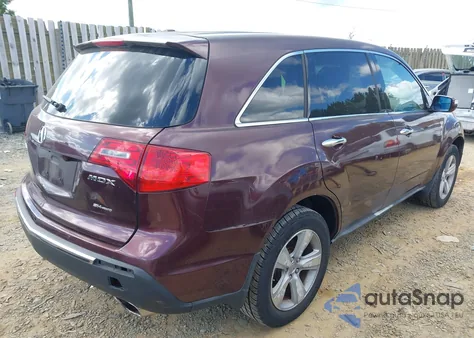 2010 Acura Mdx Technology Package from USA, damaged, VIN 2HNYD2H61AH520386